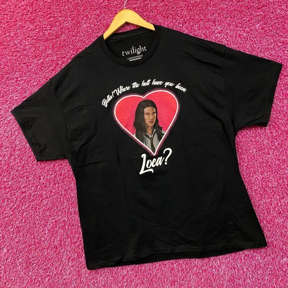Twilight Saga Bella Where Have You Been Loca Jacob T-Shirt 2X - Picture 3 of 4